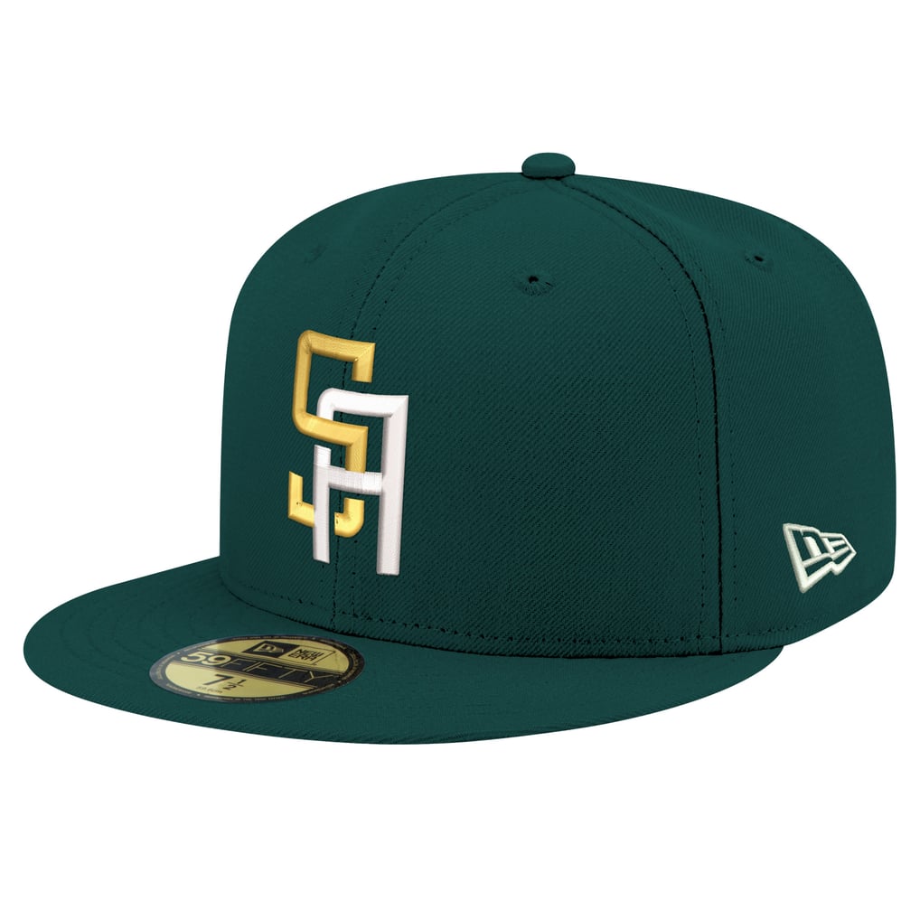 Casquette ajustée New Era 59FIFTY, qualification pour la Classique mondiale de baseball 2025, Afrique du Sud - Vert foncé